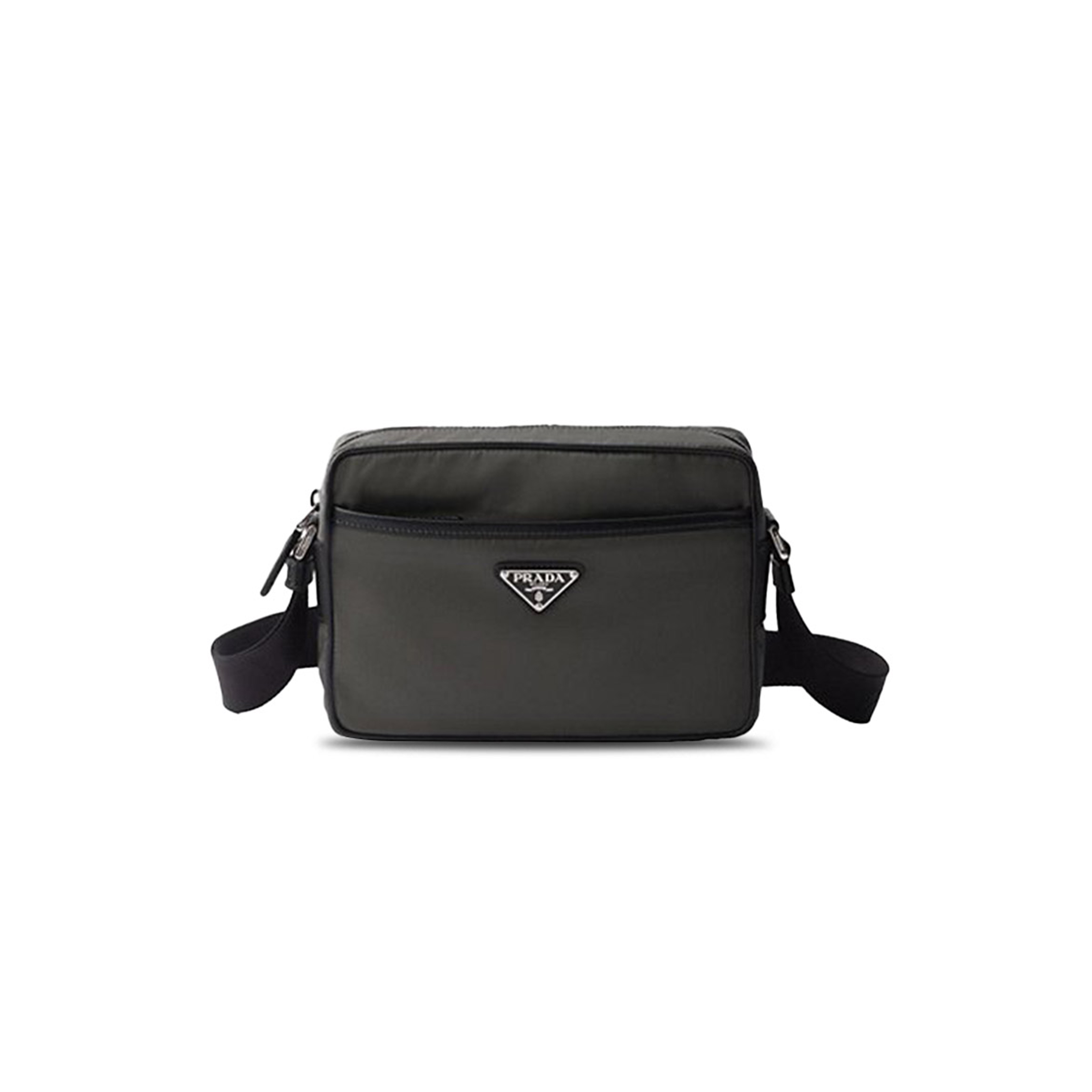 Pra*a re-nylon and saffiano shoulder bag 2vh048 (23*16*7cm)